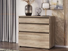 Комод КМ-01 Энигма (венге/дуб каньон) в Прокудском - prokudskoe.mebel-nsk.ru | фото