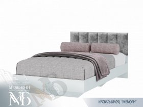 Кровать 1,2м Мемори КР-09 в Прокудском - prokudskoe.mebel-nsk.ru | фото