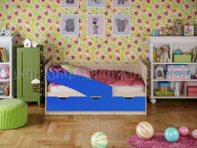 Кровать детская Бабочки 2,0 м в Прокудском - prokudskoe.mebel-nsk.ru | фото