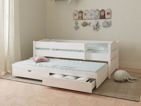 Кровать двухуровневая с ящиками «Лапландия» в Прокудском - prokudskoe.mebel-nsk.ru | фото
