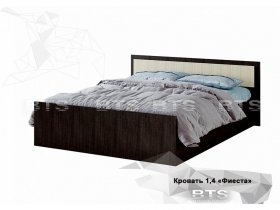 Кровать двуспальная 1,4м LIGHT Фиеста (BTS) в Прокудском - prokudskoe.mebel-nsk.ru | фото