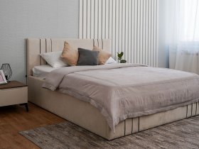 Кровать двуспальная 1,8м с подъем. мех. Леванте в Прокудском - prokudskoe.mebel-nsk.ru | фото