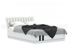 Кровать двуспальная с подъем.мех. 1,6м Магнолия в Прокудском - prokudskoe.mebel-nsk.ru | фото