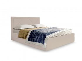 Кровать мягкая 1,6 Сиеста стандарт, вар.2 в Прокудском - prokudskoe.mebel-nsk.ru | фото