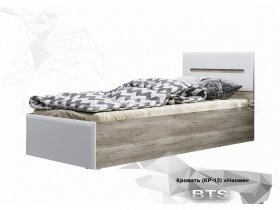 Кровать односпальная Наоми КР-12 в Прокудском - prokudskoe.mebel-nsk.ru | фото