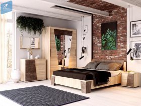 Модульная спальня Санремо в Прокудском - prokudskoe.mebel-nsk.ru | фото