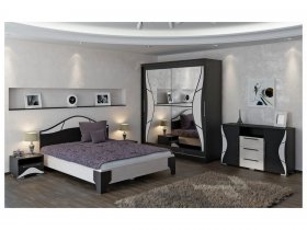Модульная спальня Верона (Линаура) в Прокудском - prokudskoe.mebel-nsk.ru | фото