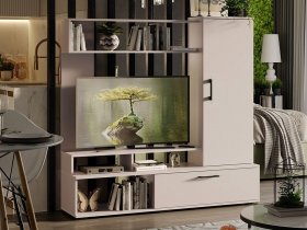 Стенка «Сиена» (кашемир) в Прокудском - prokudskoe.mebel-nsk.ru | фото