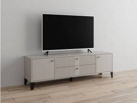 Тумба под ТВ Парус-10 (кашемир/сантьяго софт) в Прокудском - prokudskoe.mebel-nsk.ru | фото